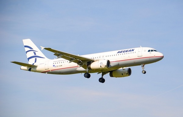 Доставка самолетами Aegean Airlines
